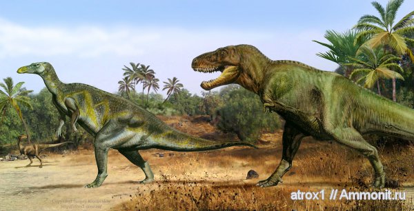 динозавры, Tyrannosaurus, Dinosaurs, Edmontosaurus