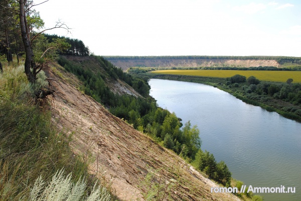 Плиоцен на реке Дон, село Кривоборье геологический памятник природы.