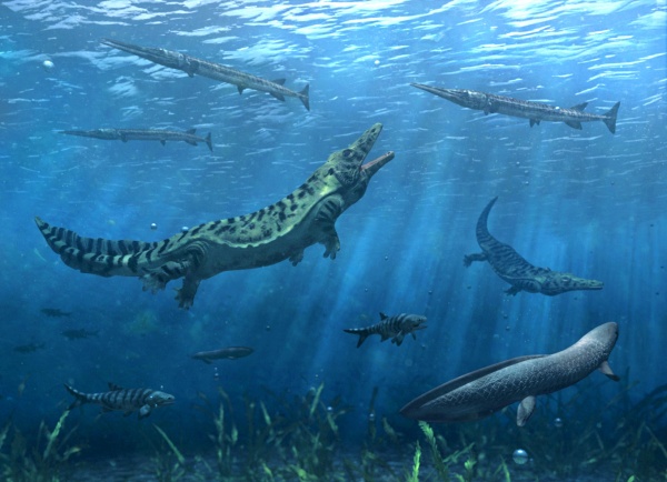 триас, палеоарт, 3D-изображения, лабиринтодонты, Тихвинское