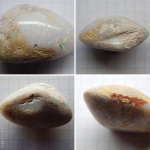 двустворка из опала