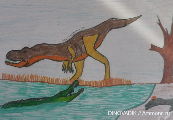 мел, крокодилы, Африка, Cretaceous