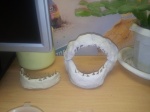 Попытка № 2 макет акульих челюстей.