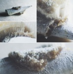 Фрагмокон белемнита с протоконхом. Арагонит и халцедон (?)