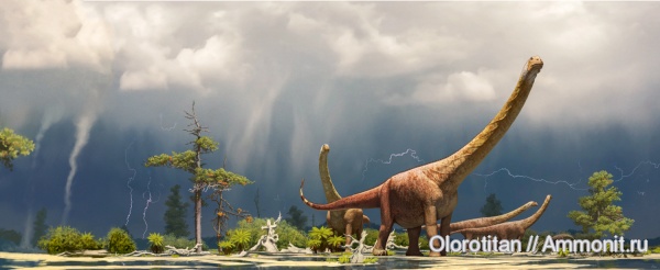 Африка, титанозавры, Танзания, Rukwatitan