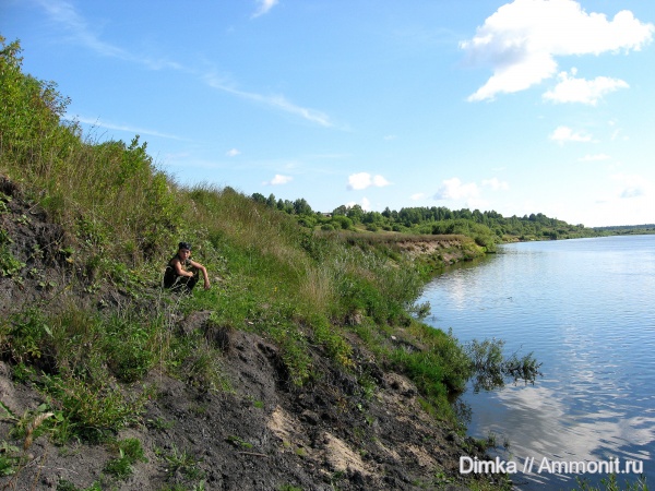 кимеридж, нижний кимеридж, р. Унжа, Макарьев, Kimmeridgian, Upper Jurassic